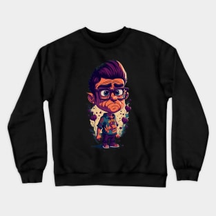 I Think You Should Leave Caricature Art Crewneck Sweatshirt